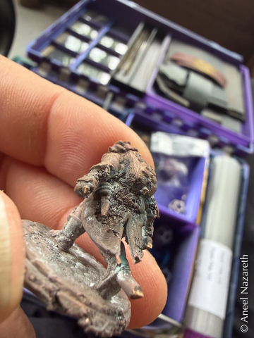 Surface pitting on the back of the model is pretty bad